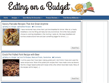 Tablet Screenshot of eatingonabudget.com